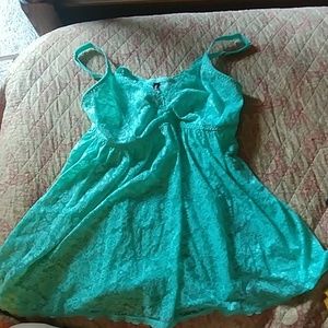 Torrid bright blue lingerie